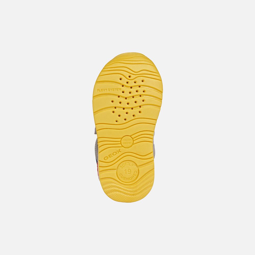 Geox Bebek Spor Ayakkabı Gri - Rishon Boy - VAT-801325